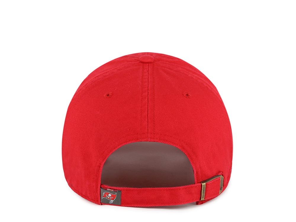 47Brand Tampa Bay Buccaneers Red Classic Edition Clean Up Strapback Gorra