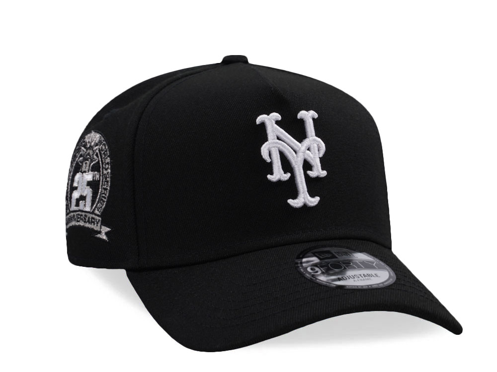 New Era New York Mets 25th Anniversary Subway Series Black Prime Edition 9Forty A Frame Snapback Gorra