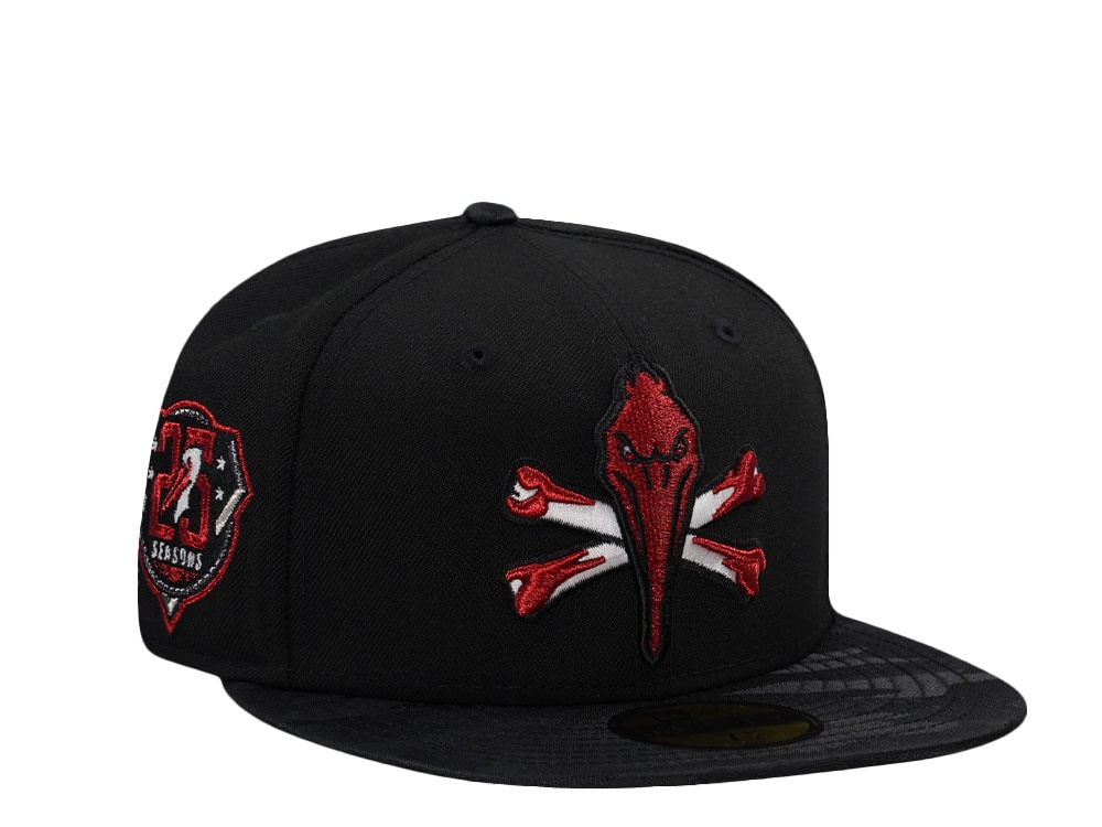 New Era Myrtle Beach Pelicans 25 Seasons Horror Nightcamo Two Tone Edition 59Fifty Fitted Gorra