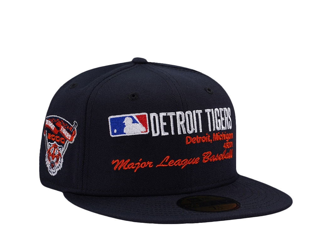 New Era Detroit Tigers Stadium Patch Workleague Navy Prime Edition 59Fifty Fitted Gorra