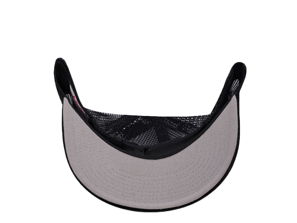 Good Hats Home Defense Black Velour Trucker Snapback Gorra
