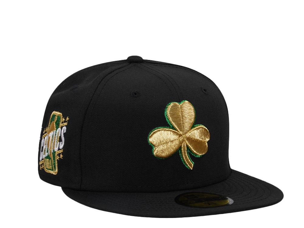 New Era Boston Celtics Golden Shamrock Prime Edition 59Fifty Fitted Gorra