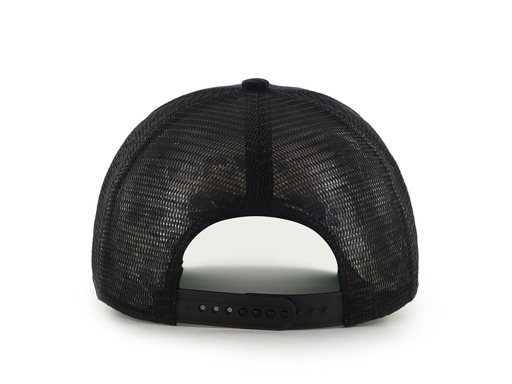 47Brand Boston Bruins Black Double Header Edition Trucker Hitch Snapback Gorra
