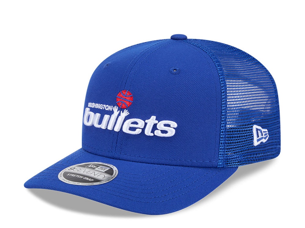 New Era Washington Bullets HWC Edition 9Seventy Trucker Snapback Gorra