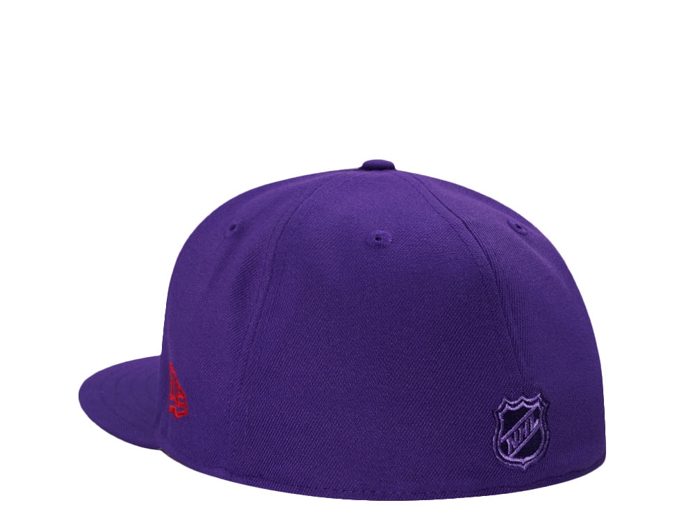 New Era Detroit Red Wings Stanley Cup 1998 Purple Al Edition 59Fifty Fitted Gorra