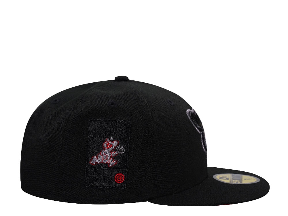 New Era Chicago Cubs Stay Alert Black Prime Edition 59Fifty Fitted Gorra