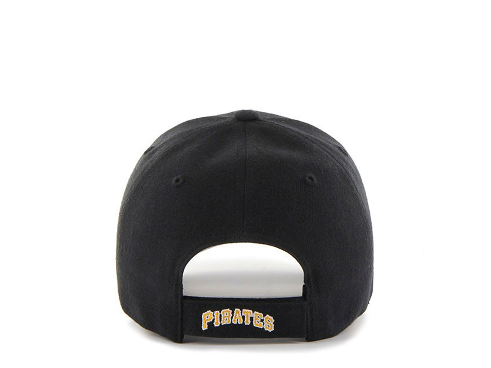 47Brand Pittsburgh Pirates Black and Yellow Classic Strapback Gorra