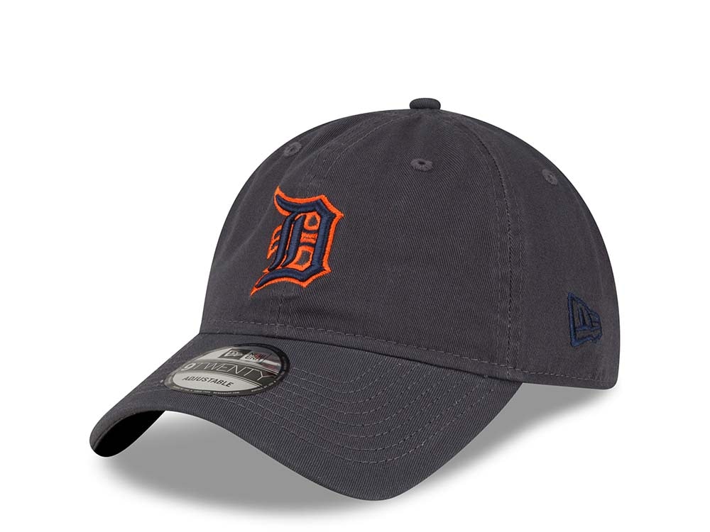 New Era Detroit Tigers Gray Core Classic 9Twenty Strapback Gorra