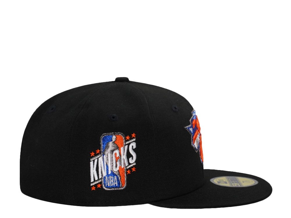 New Era New York Knicks Katakana Script Metallic Black Edition 59Fifty Fitted Gorra