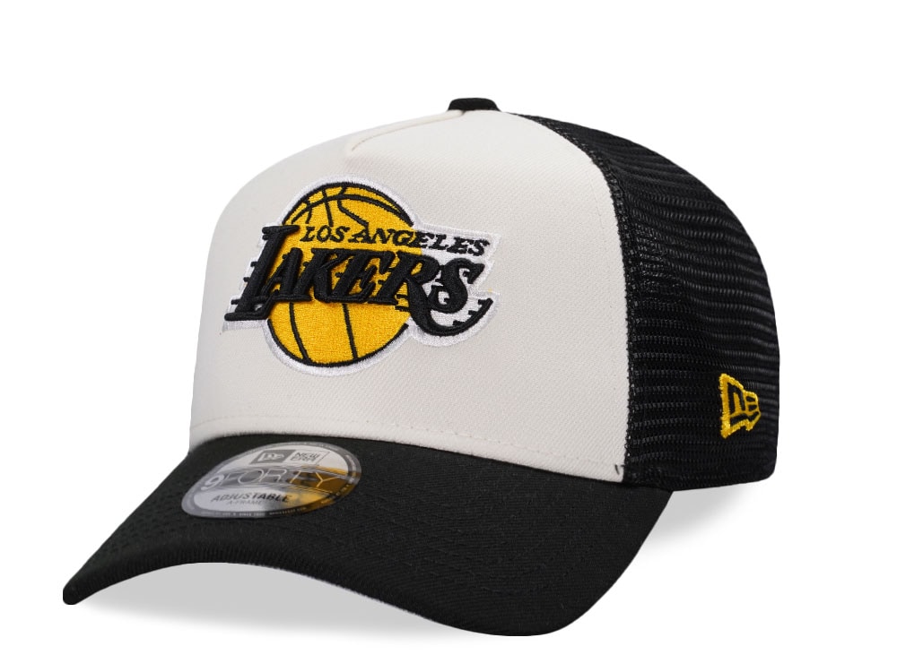 New Era Los Angeles Lakers Chrome Edition 9Forty A Frame Trucker Snapback Gorra
