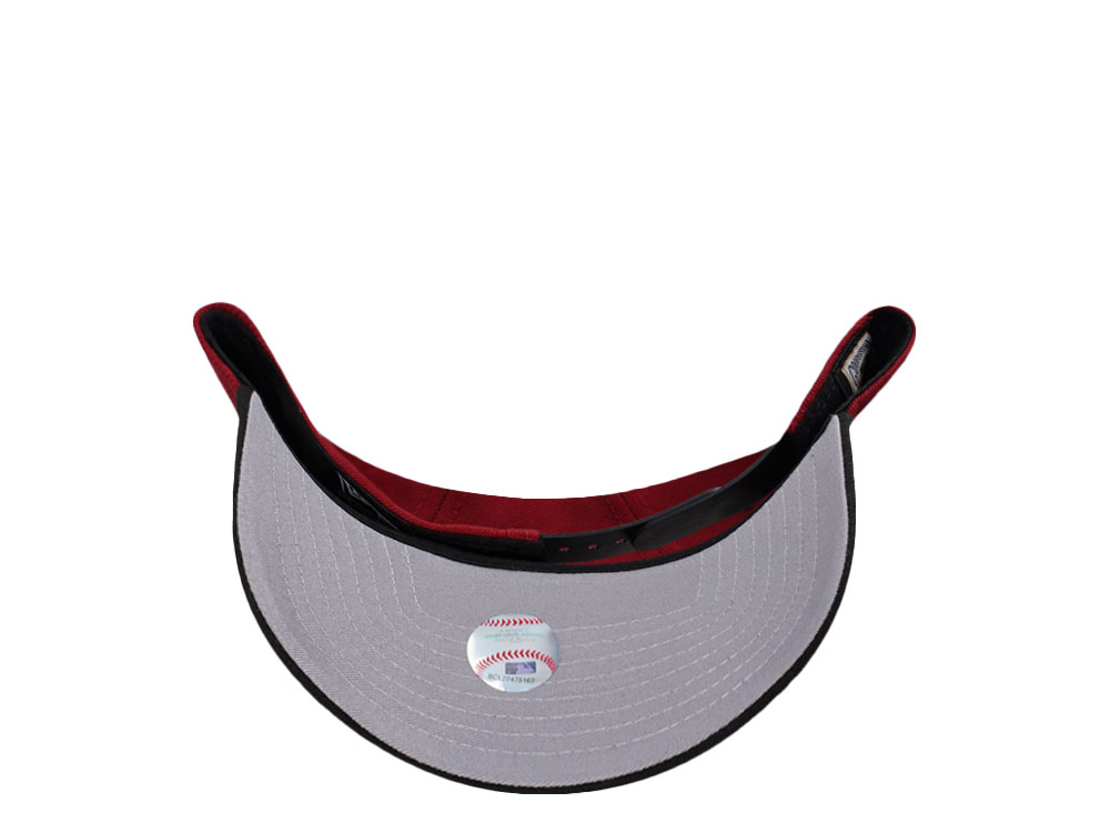 New Era Texas Rangers 40th Anniversary Red Two Tone Edition 9Forty A Frame Snapback Gorra