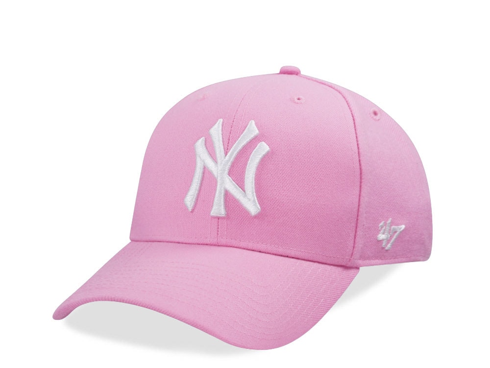 47Brand New York Yankees Rosa MVP Snapback Gorra