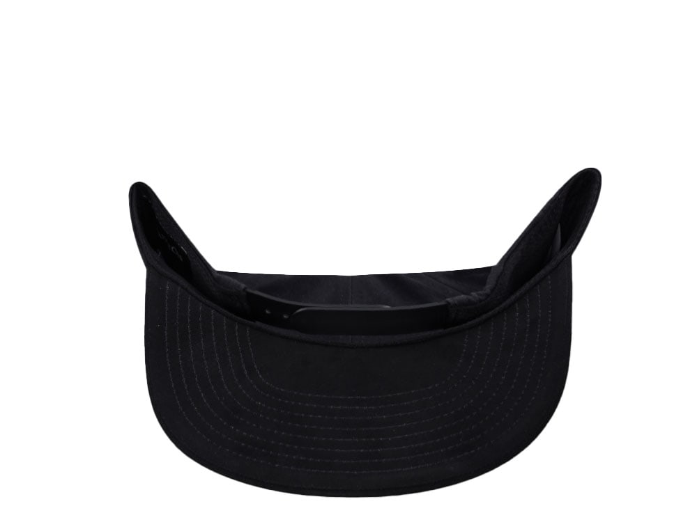 Brixton Supply Logo Black on Black Snapback Gorra