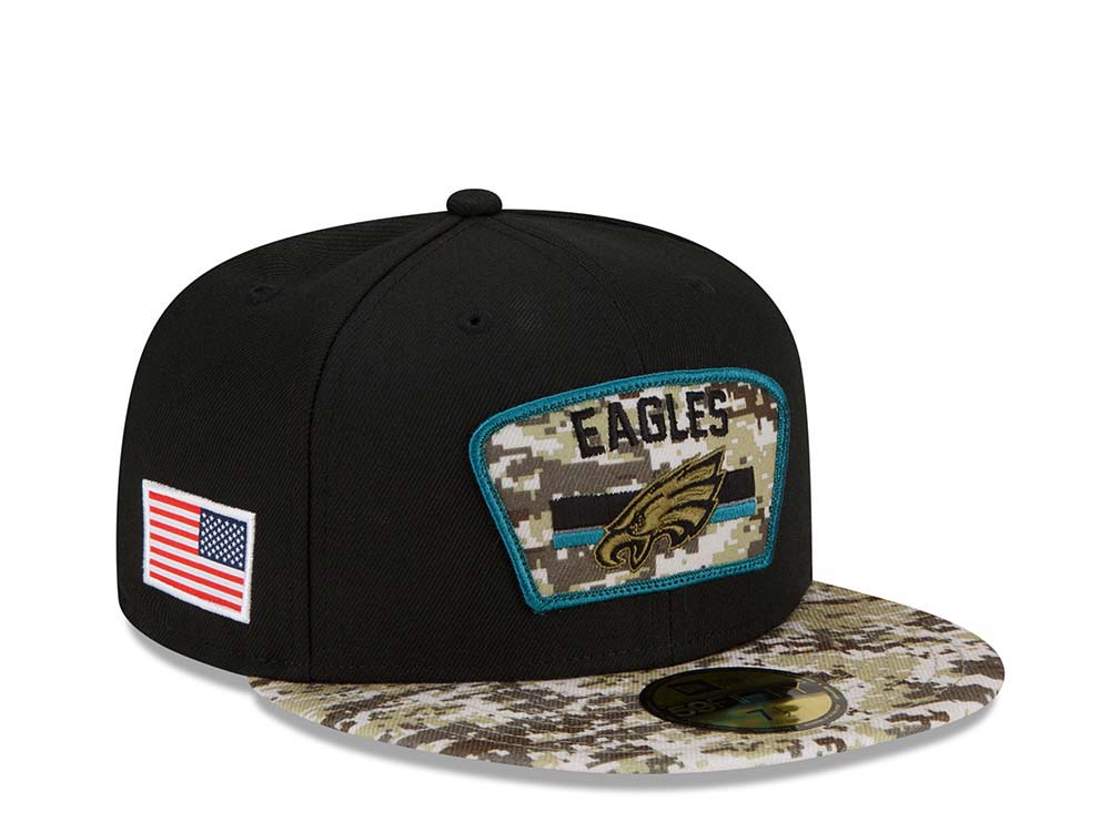 New Era Philadelphia Eagles Salute to Service 21 59Fifty Fitted Gorra