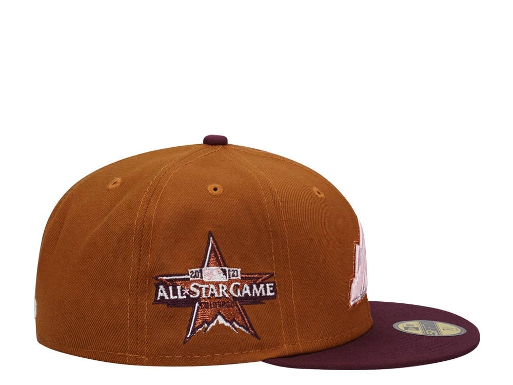 New Era Colorado Rockies All Star Game 2021 Peanut Butter Glace Two Tone Edition 59Fifty Fitted Gorra