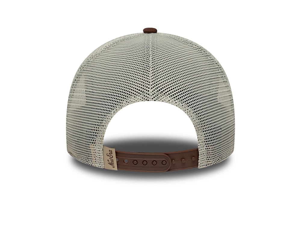 New Era Patch Brown Edition 9Forty A Frame Trucker Snapback Gorra