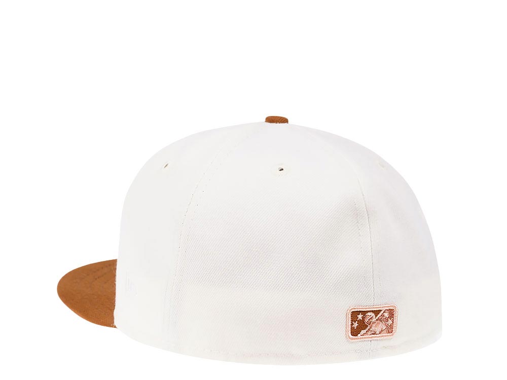 New Era Albany Polecats Cream Bourbon Two Tone Prime Bourbon Two Tone Prime Edition 59Fifty Fitted Gorra