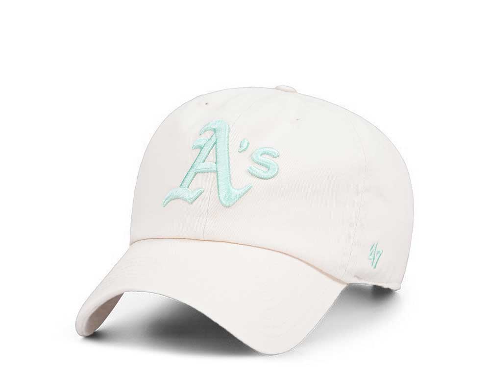 47Brand Oakland Athletics Natural Clean Up Strapback Gorra