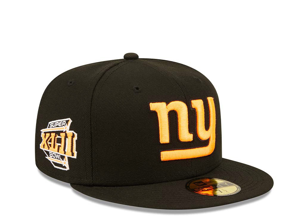New Era New York Giants Super Bowl XLII Black Summerpop Edition 59Fifty Fitted Gorra