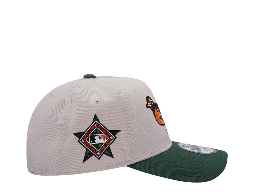New Era Baltimore Orioles All Star Game 1993 Stone Two Tone Edition 9Forty A Frame Snapback Gorra
