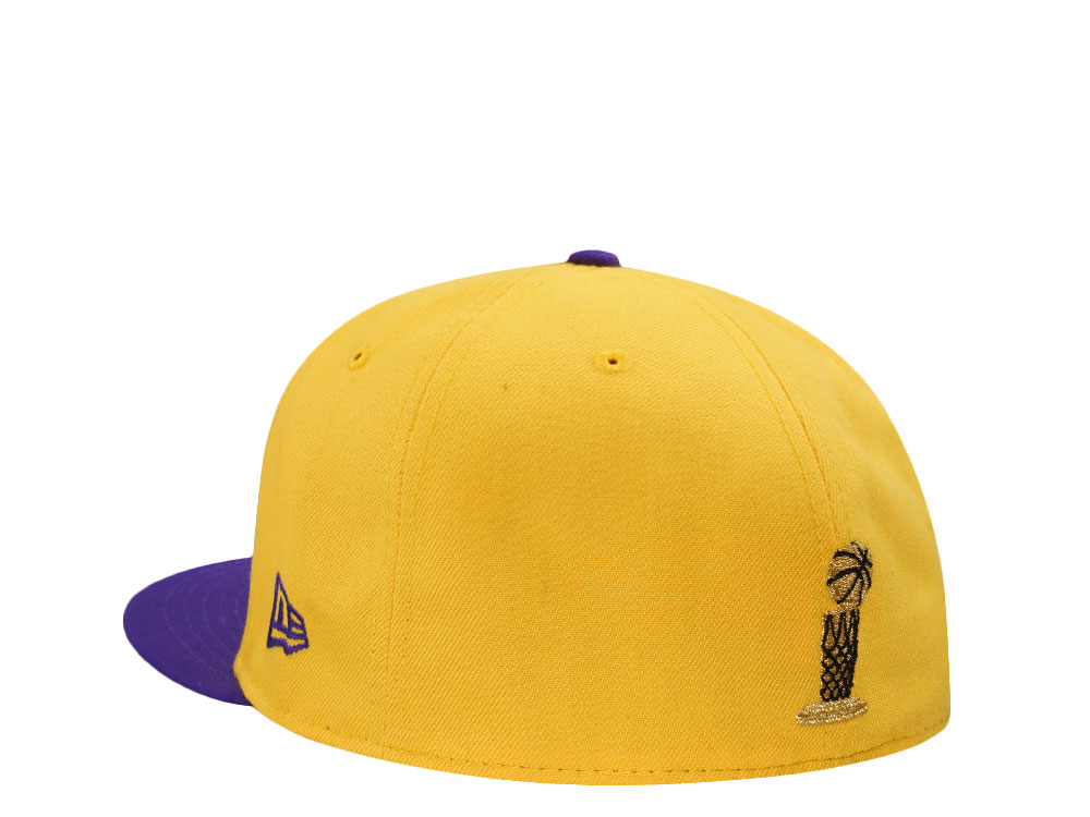 New Era Los Angeles Lakers NBA Finals 2000 Metallic Two Tone Edition 59Fifty Fitted Gorra