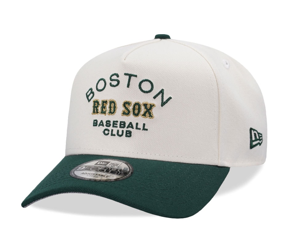 New Era Boston Red Sox Baseball Club Chrome Two Tone Edition 9Forty A Frame Snapback Gorra