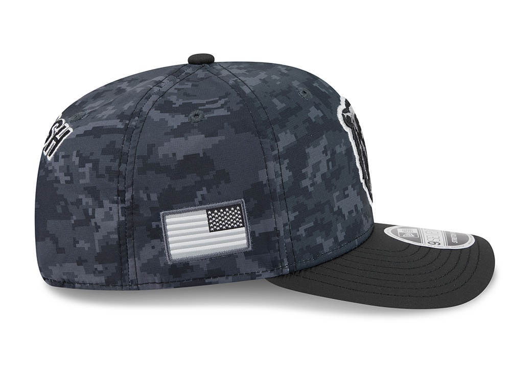 New Era Chicago Bears NFL Salute to Service 2026 Digi Camo Black 9Seventy Stretch Snapback Gorra