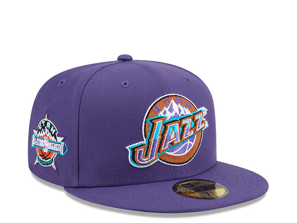 New Era Utah Jazz HWC All Star Weekend Purple 59Fifty Fitted Gorra