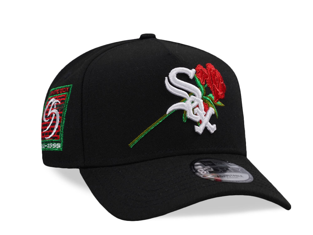 New Era Chicago White Sox 95 Years Black Rose Edition 9Forty A Frame Snapback Gorra