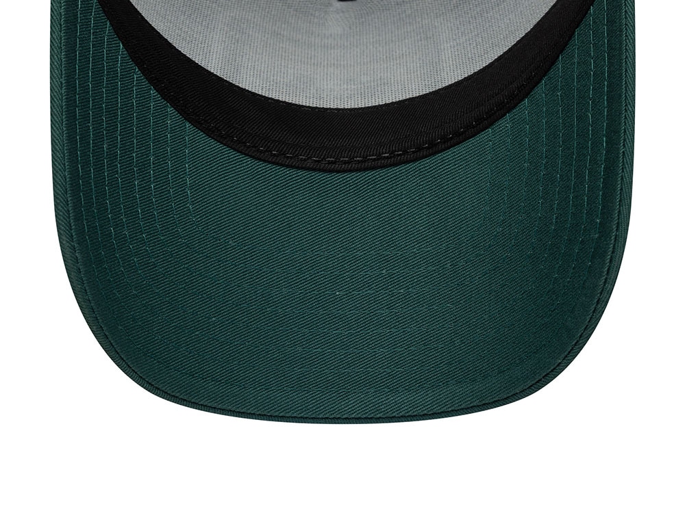 New Era Patch Dark Green 9Forty A Frame Trucker Snapback Gorra