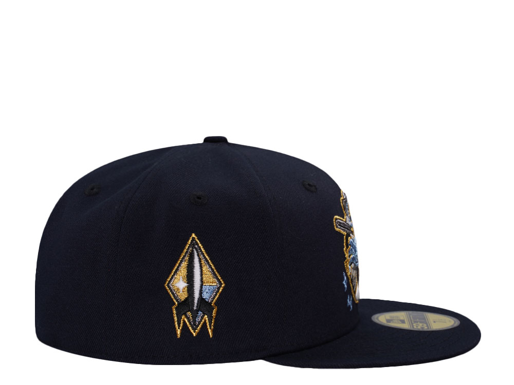 New Era Sugarland Space Cowboys Metallic Prime Edition 59Fifty Fitted Gorra