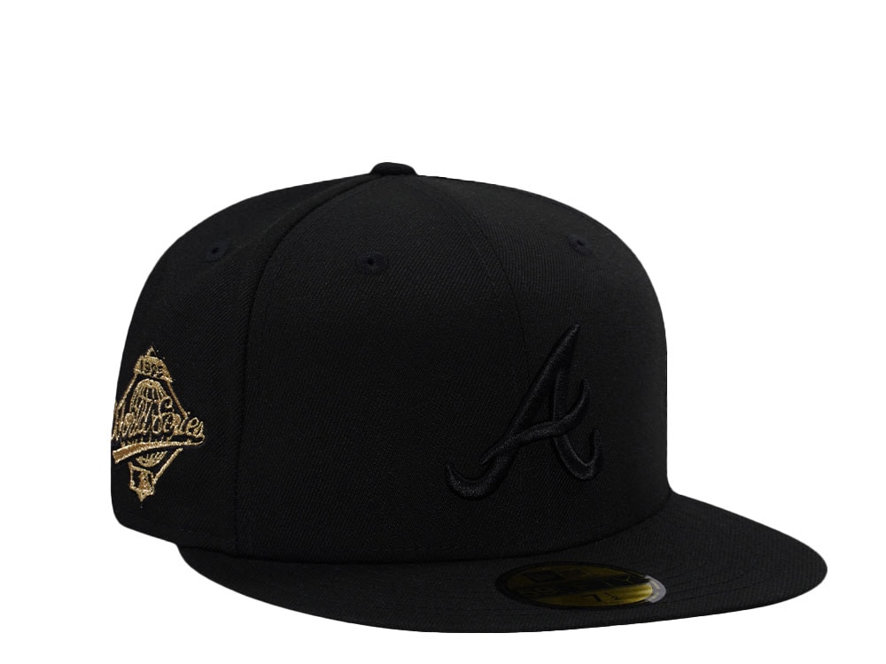 New Era Atlanta Braves World Series 1995 Black Prime Edition 59Fifty Fitted Gorra