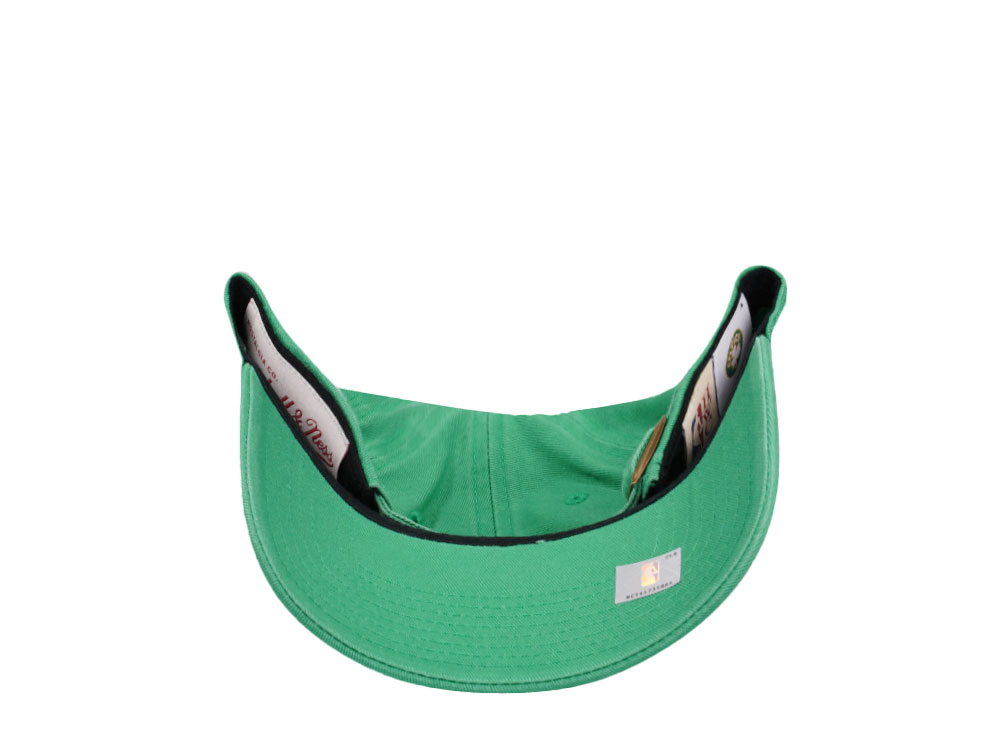 Mitchell & Ness Boston Celtics Golden Hour Glaze Green Dadhat Strapback Gorra