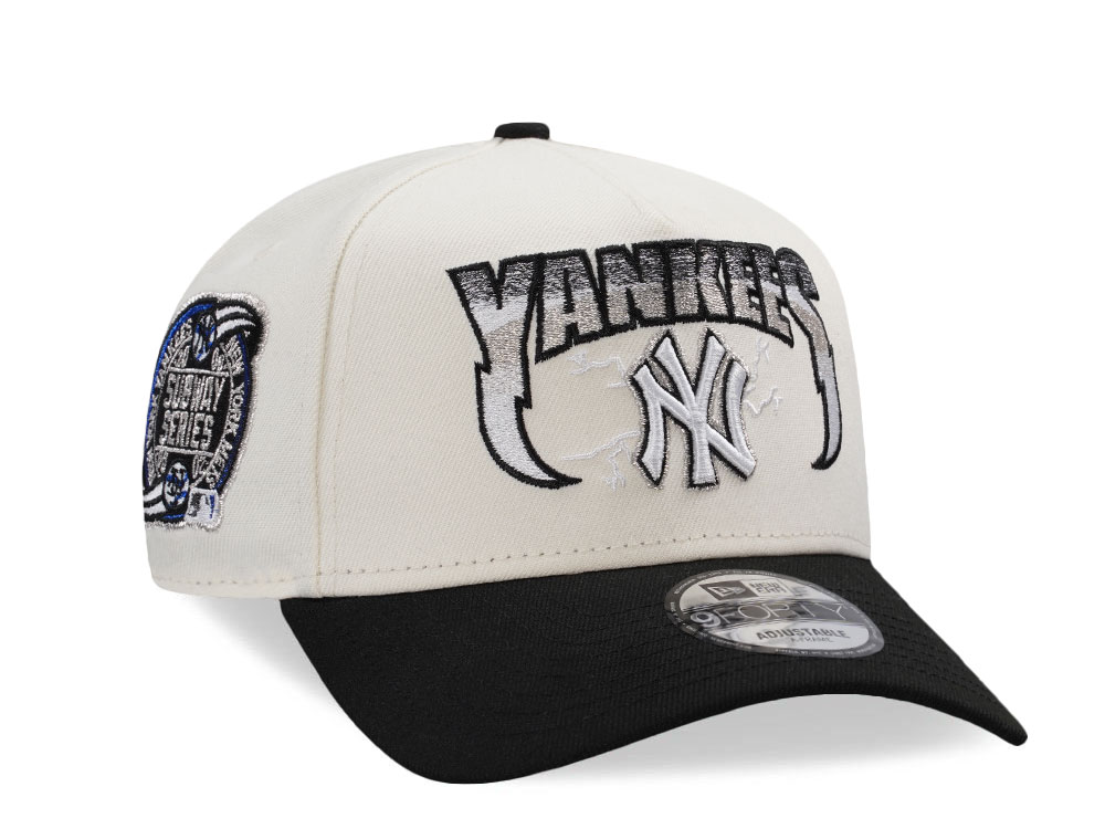 New Era New York Yankees Subway Series 2000 Chrome Two Tone Edition 9Forty A Frame Snapback Gorra