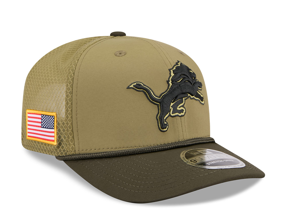 New Era Detroit Lions Salute To Service 2025 9Seventy Snapback Gorra