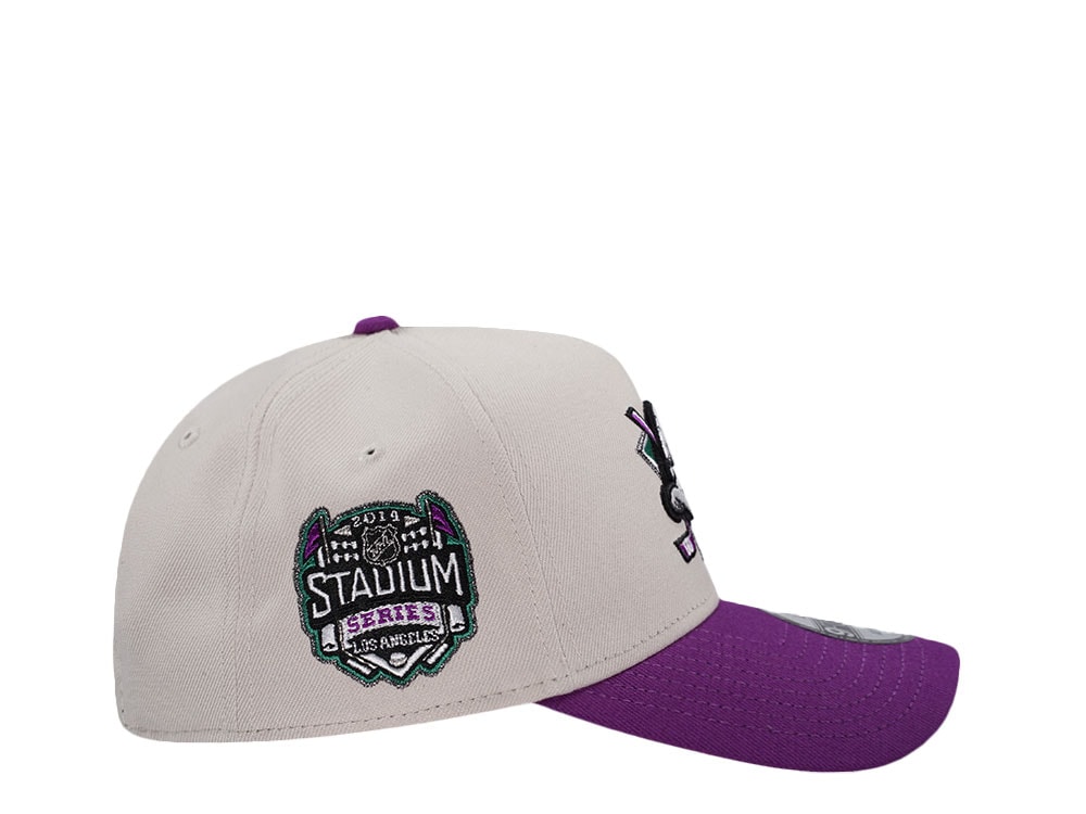 New Era Anaheim Ducks Stadium Series 2014 Stone Grape Two Tone Edition 9Forty A Frame Snapback Gorra