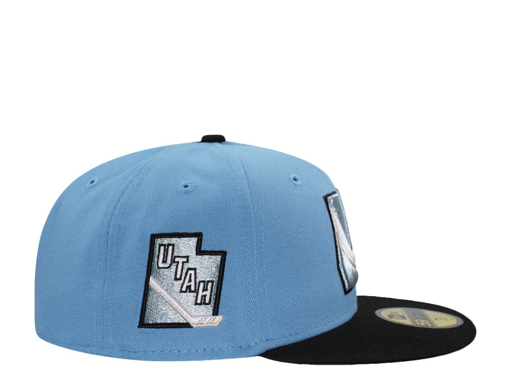 New Era Utah Mammoth Sky Blue Two Tone Edition 59Fifty Fitted Gorra