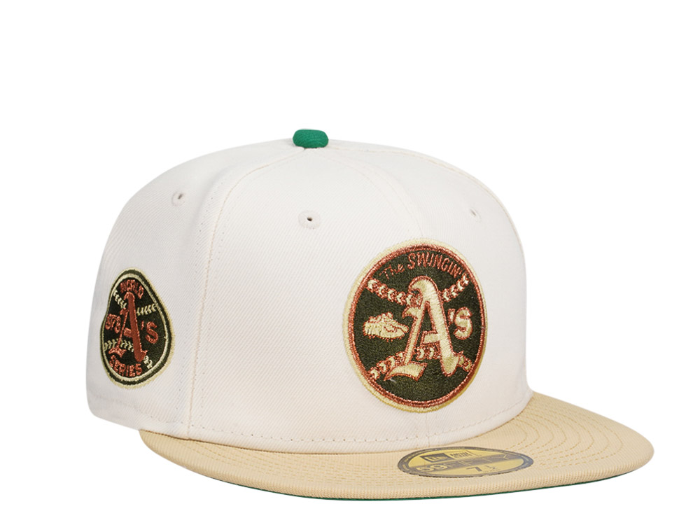 New Era Oakland Athletics World Series 1973 Sneaky Two Tone Throwback Edition 59Fifty Fitted Gorra