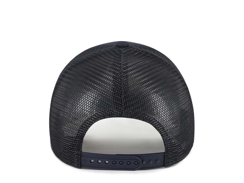 47Brand Michigan Wolverines Navy Trucker MVP Snapback Gorra