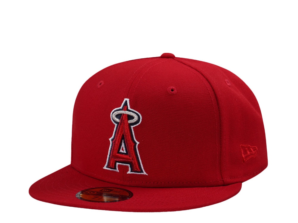 New Era Anaheim Angels All Time Classic Scarlet Edition 59Fifty Fitted Gorra