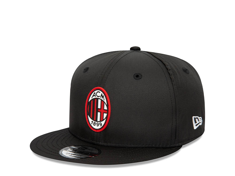 New Era AC Milan Logo Black Ripstop Edition 9Fifty Snapback Gorra