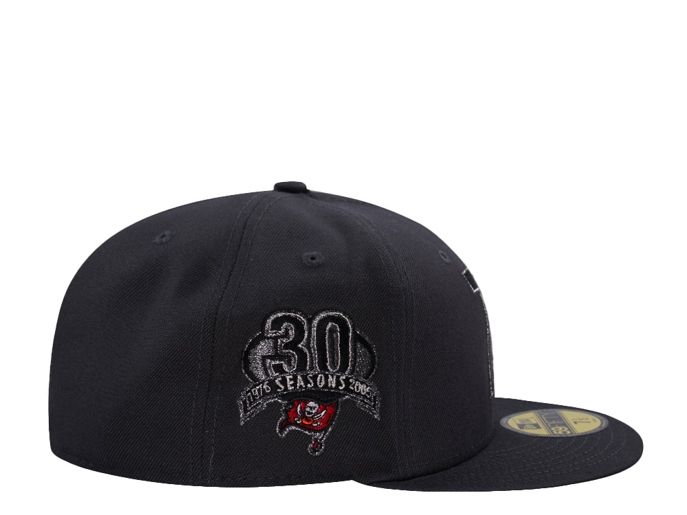 New Era Tampa Bay Buccaneers 30th Anniversary Gray Prime Edition 59Fifty Fitted Gorra