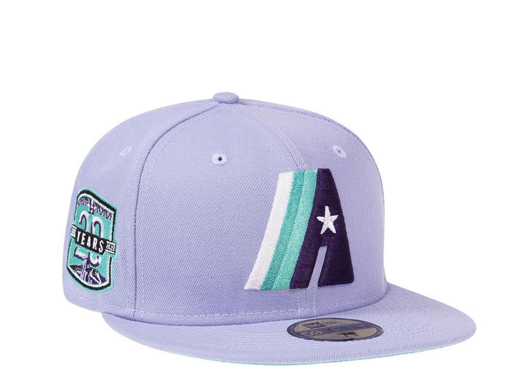 New Era Houston Astros 20th Anniversary Lavender Edition 59Fifty Fitted Gorra