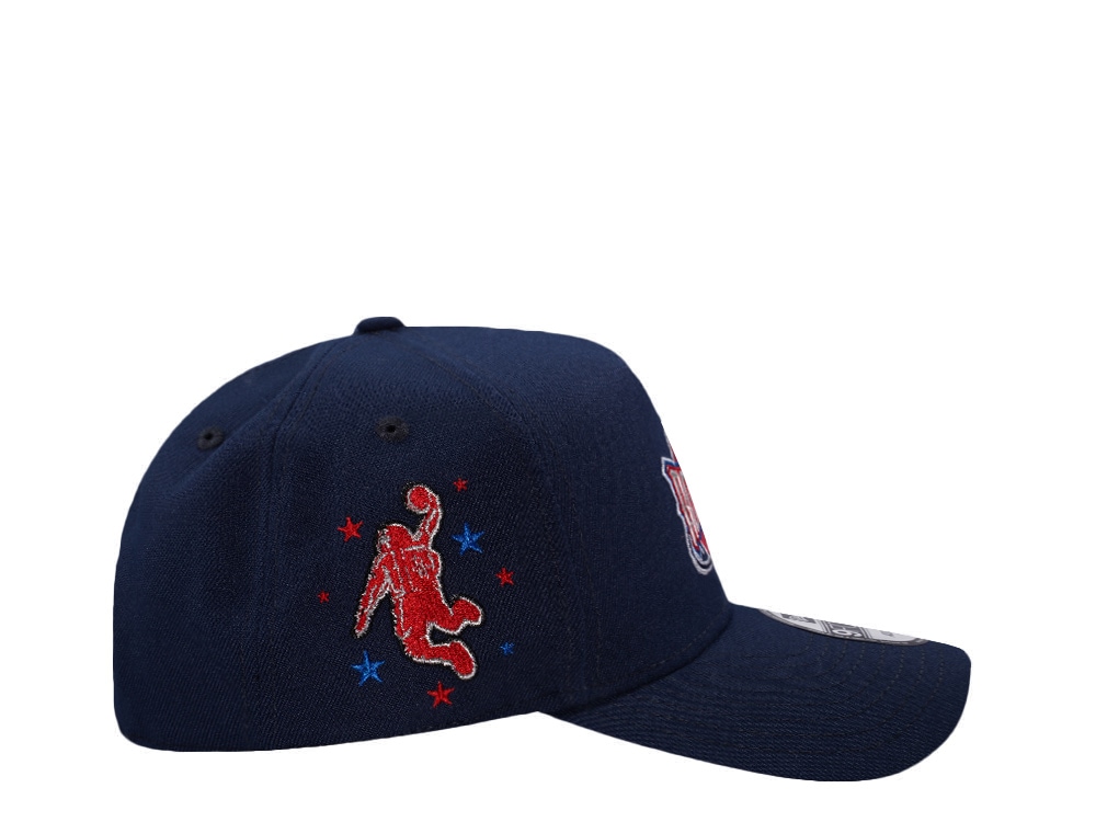 New Era Houston Rockets Ocean Blue Prime Edition 9Forty A Frame Snapback Gorra
