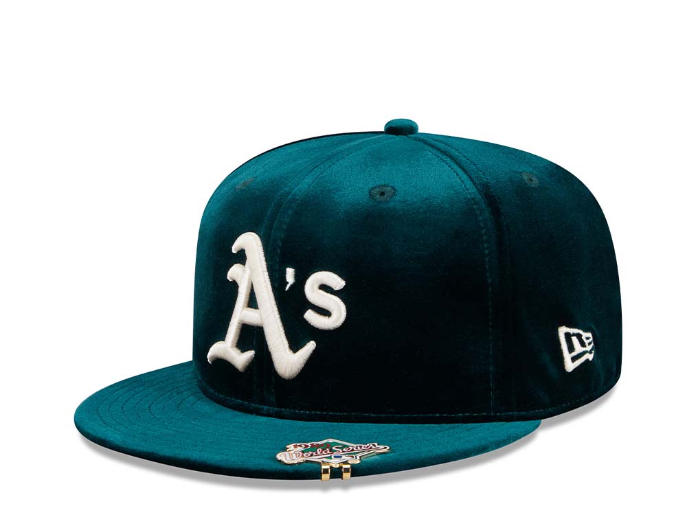 New Era Oakland Athletics 75th World Series Velvet 59Fifty Fitted Gorra