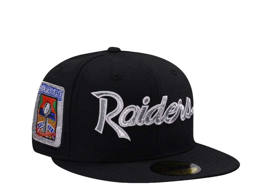 New Era Las Vegas Raiders Super Bowl XI Wool Black Prime Edition 59Fifty Fitted Gorra
