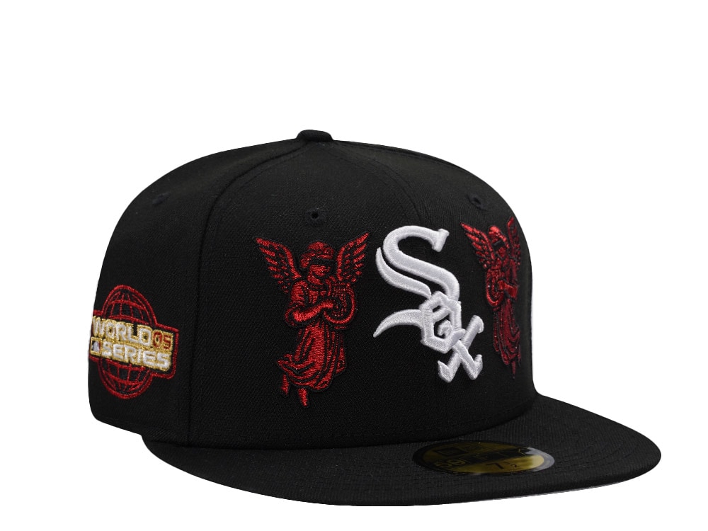 New Era Chicago White Sox World Series 2005 Angel Black Prime Eidtion 59Fifty Fitted Gorra