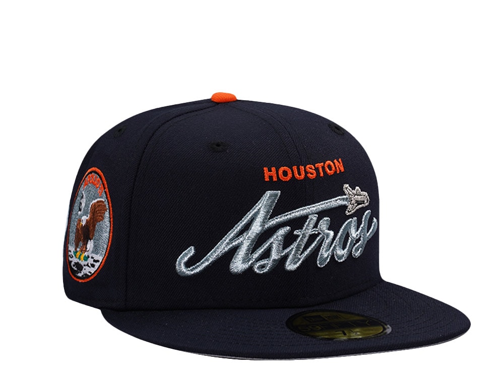 New Era Houston Astros Apollo 11 Metallic Navy Prime Edition 59Fifty Fitted Gorra