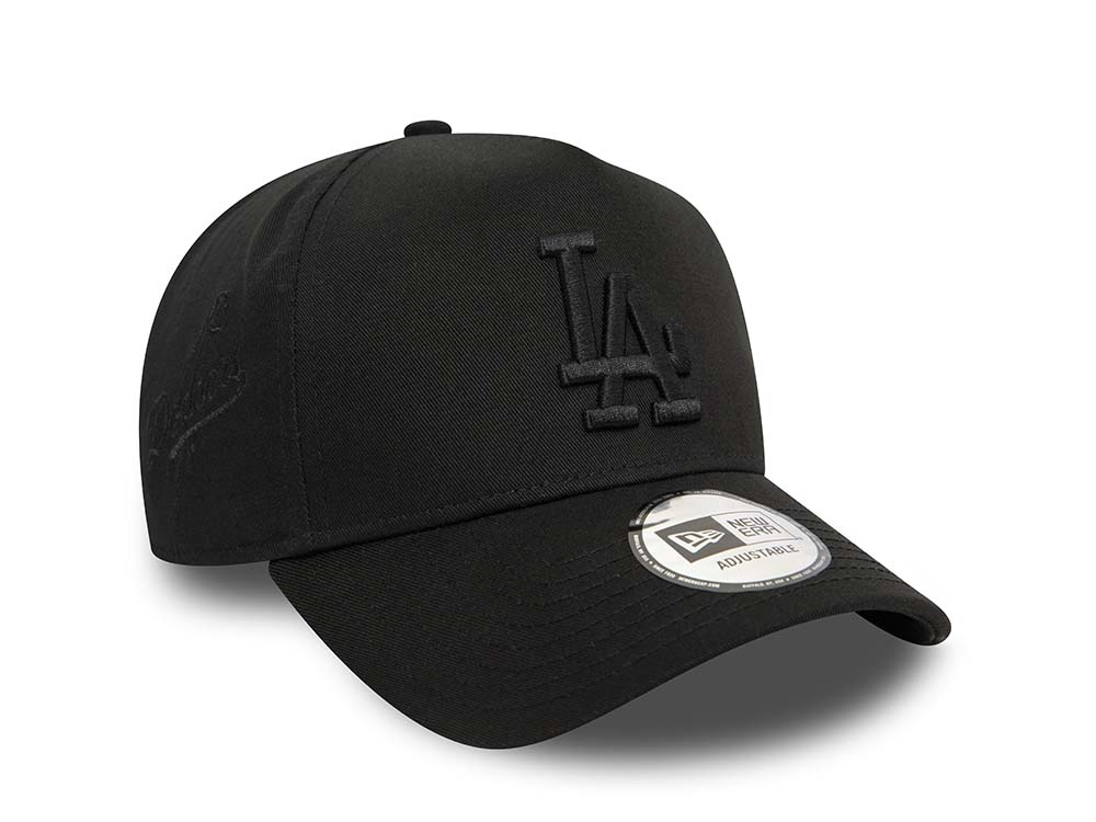 New Era Los Angeles Dodgers Monochrome Black A Frame Snapback Gorra