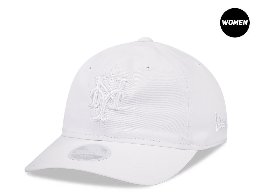 New Era New York Mets White Womens 9Twenty Strapback Gorra